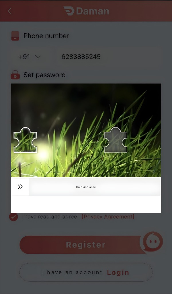 How to Register on Daman Game