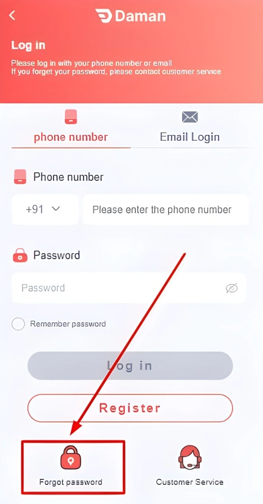 How to Reset Forgotten Password